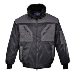 Portwest - Blouson pilote bicolore Gris Taille M - M gris 5036108203970_0