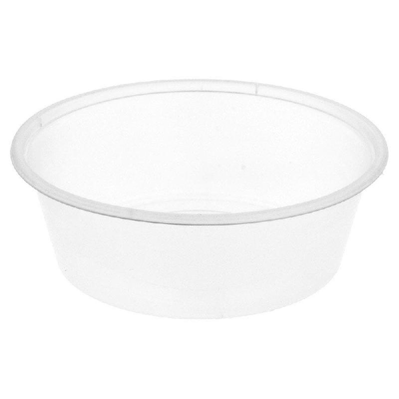 Pot injecté micro-ondable en PP 225ml Ø11,5x3,7cm - par 500_0