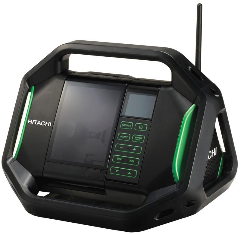 RADIO DE CHANTIER HITACHI - HIKOKI 14.4V À 18V - SANS BATTERIE, NI CHARGEUR - UR18DSALW4