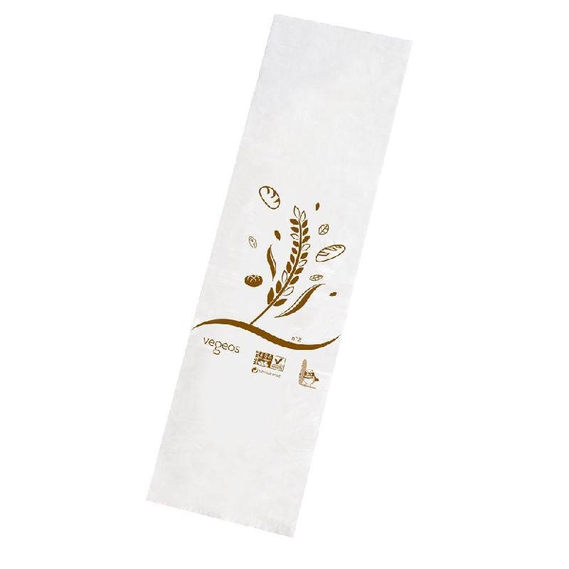 Sacs liasses pains coupés N° 2 - décoration marron 12x45+5cm - par 200 - biosourcé et compostable_0