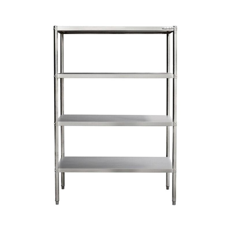 Skyrainbow Étagère, 4 niveaux, 200x40x180 - inox THSS2040L_0