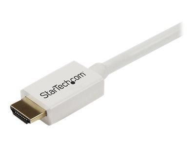 STARTECH.COM CÂBLE HDMI® HAUTE VITESSE CL3 MÂLE VERS MÂLE POUR INSTALLATION MURALE - BLANC 7 M - CÂBLE HDMI - 7 M