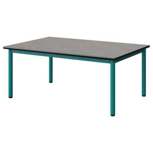 TABLE MALIBU 120X80 T1 4P STRA ANTIB BÉT F186/NOIR BLEU 5018