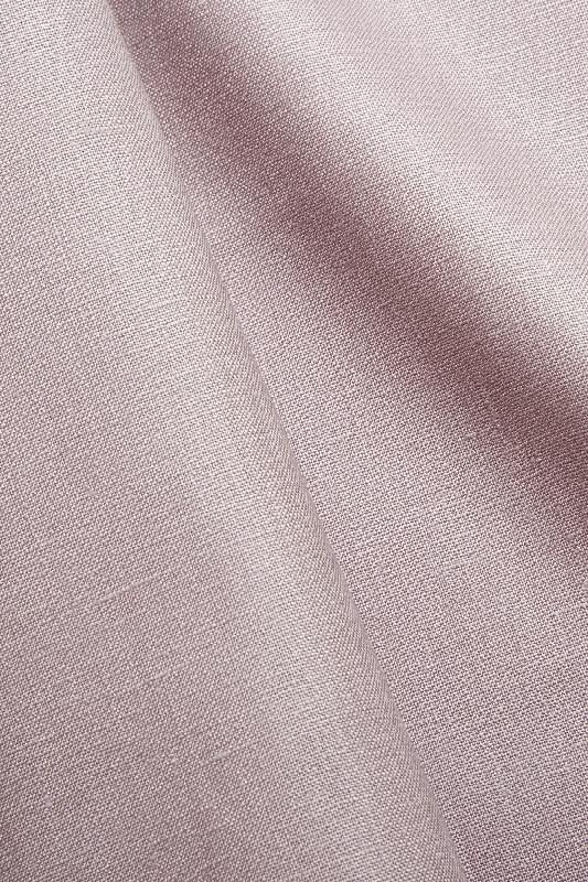 TISSU PUR LIN CHINTZ COLORIS MAUVE