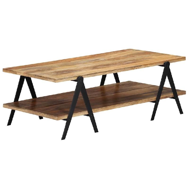 VidaXL Table basse 115x60x40 cm Bois de manguier massif Modèle Atlas Master Essence - 248094XL_0