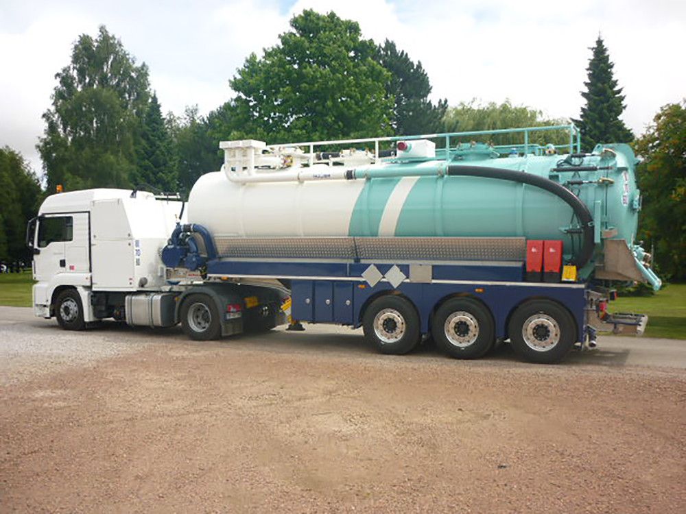 Hydrocureur ADR semi - Huwer - capacité de 18 à 30 m3_0