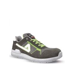 Aimont - Baskets de sécurité basses TUPAC S1P SRC - Gris/Vert - Taille 41 - Semelle antiglisse et embout Alu-Lite 200J_0