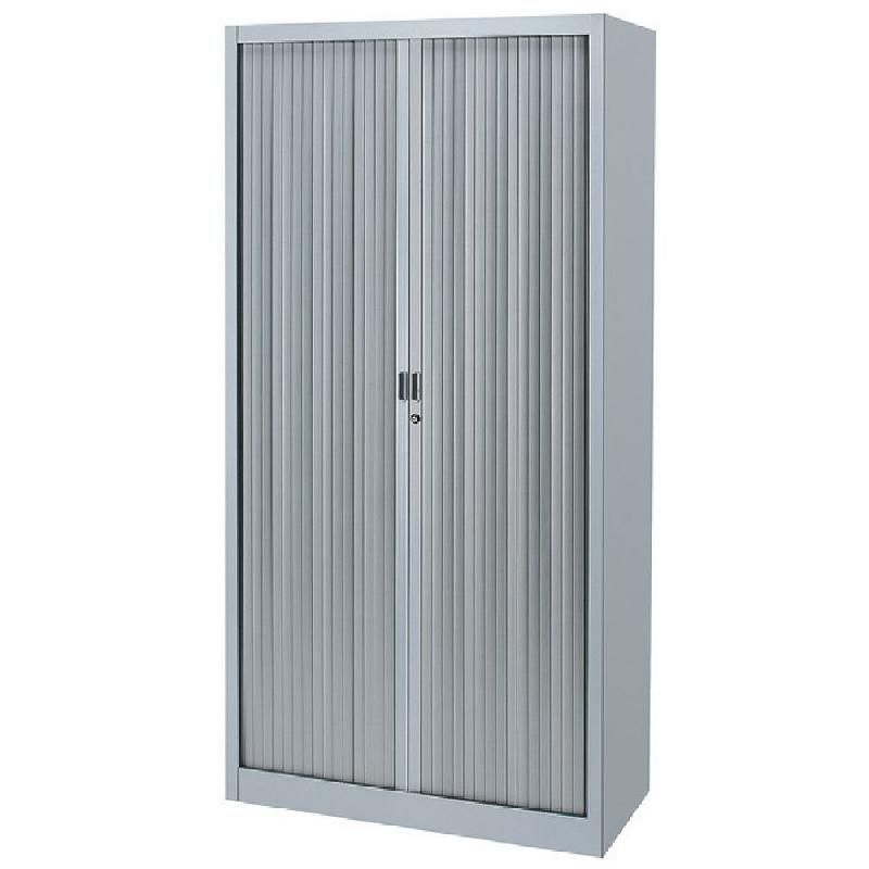 ARMOIRE MÉTAL CLASSTOUT COLOR - A RIDEAUX - L. 90 X H. 180  CM - CORPS ALUMINIUM  - RIDEAUX ALUMINIUM