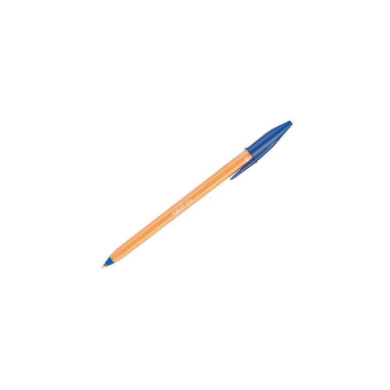 BIC STYLO BILLE ORANGE POINTE FINE 0,8 MM BLEU PAQUET DE 20 (PRIX UNITAIRE)