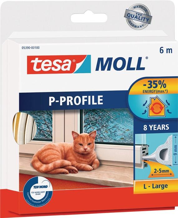 Calfeutrage portes/fenêtres tesamoll® 5390 l.9 mmxH5,5 mmxL6m blanc TESA_0