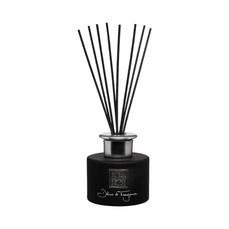 Diffuseur de parfum 200ml avec 8 bâtonnets - Délices Frangipanier - Paris Prix_0