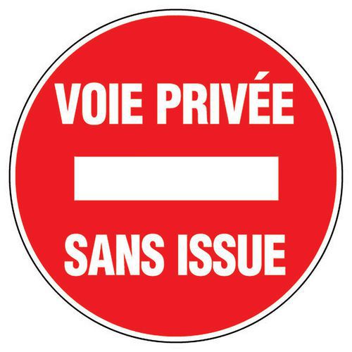 DISQUE VOIE PRIVEE SANS ISSUE DIAM300MM