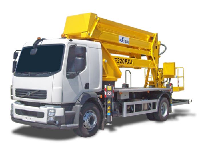 E320pxj camion nacelle - GSR - 32.0 m de hauteur de travail - charge utile 280 kg - déport 20.0 m_0