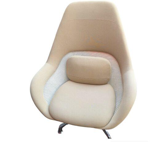 Fauteuil Lounge Dossier Haut SW_1 Coalesse d'occasion - Confort et Design Moderne - Bleu et Beige_0