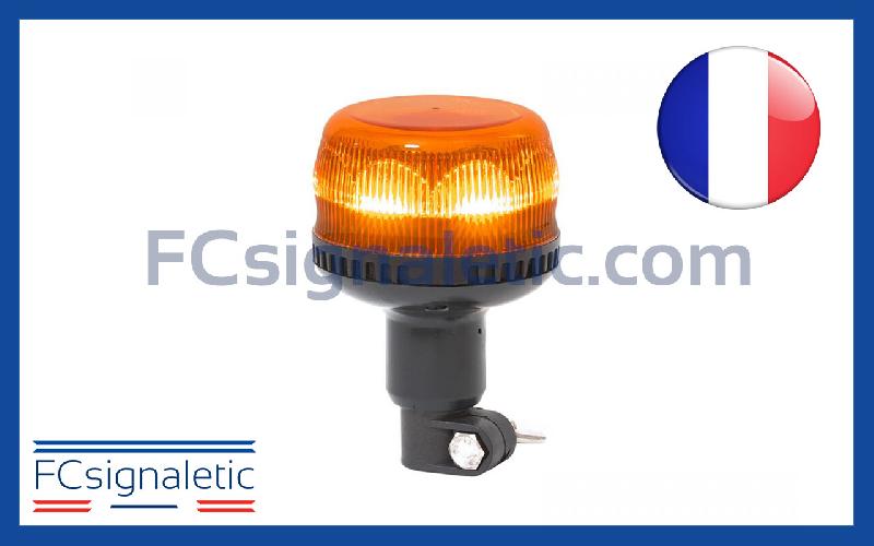 Gyrophare Gyroled orange équipement aéroport OACI embase hampe classe 1 rotatif STANDBY MERCURA 28402-00_0