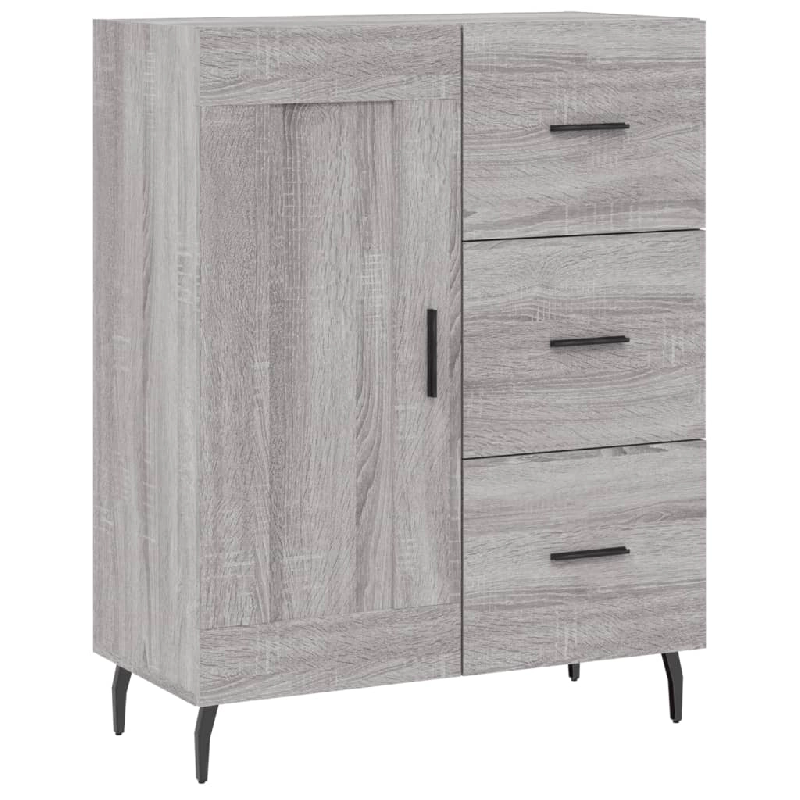 Helloshop26 - Buffet bahut commode armoire meuble de rangement organisateur cuisine salle de séjour salon sonoma 69,5 x 34 x 90 cm 02_0036436 - 30002_0