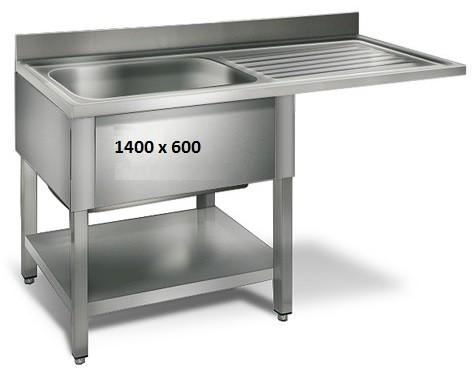 Plonge avec passage lave-vaisselle 1m40_0
