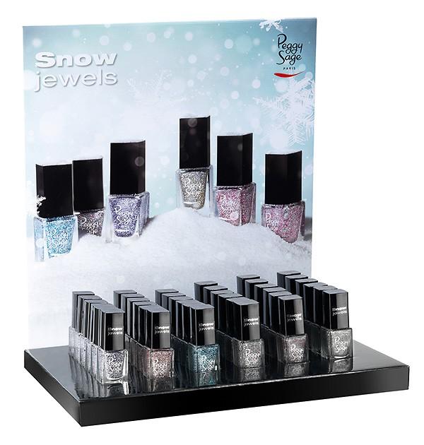 Présentoir 36 mini vernis à ongles - Collection Snow Jewels CH - 6 teintes féeriques_0