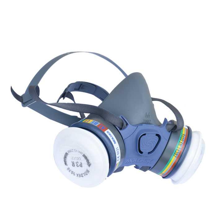 Protection respiratoire 1/2 masque avec filtre amovible demi-masque moldes fa-7003_0