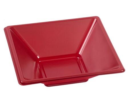 SALADIER DE PRÉSENTATION JETABLE SOLIA ROUGE 14 X 14 CM (VENDU PAR 336)