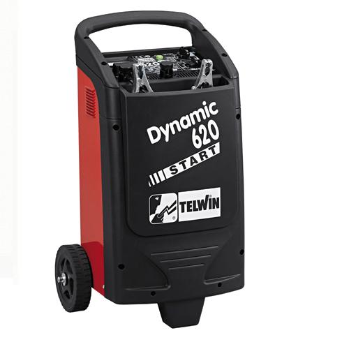 TELWIN - CHARGEUR ET DÉMARREUR DE BATTERIE SUR ROUES 12/24V 570A - DYNAMIC 620 START