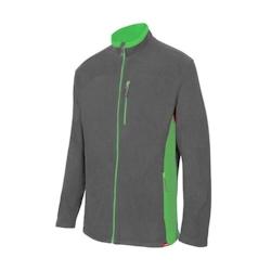 Veste polaire bicolore VELILLA gris|lime T.XS Velilla - polyester 8434455376236_0