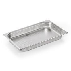 Bac perforé acier inox GN1/1 - h 65 mm - 9 litres - WAS Germany - gris multi-matériau 4044925108942_0