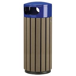 Rossignol - Corbeille ouverture frontale 60L ZENO ETIK - marron/bleu - bleu acier 54146_0