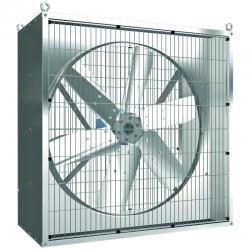 Ventilateur hélicoïde industriel Abbifan 100 m - acier galvanisé, moteur à faible consommation, hélice 6 pales_0