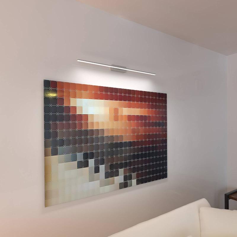 MCJ APPLIQUE MURALE LED MIROIR 80 CM ALU 3000K