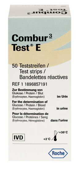 BANDELETTES URINAIRES COMBUR TEST - LECTURE VISUELLE