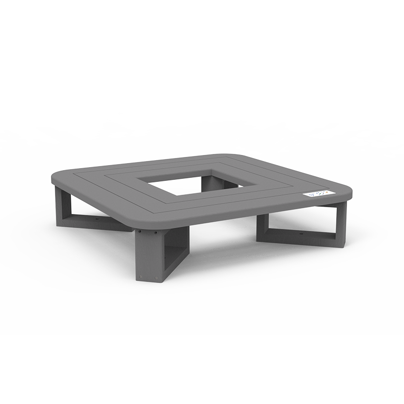 Banquette tour d'arbre Maternelle Ubicuity© - L.1200 mm - UB-TA-03 - Kit de fixation inclus - Finition gris argenté_0
