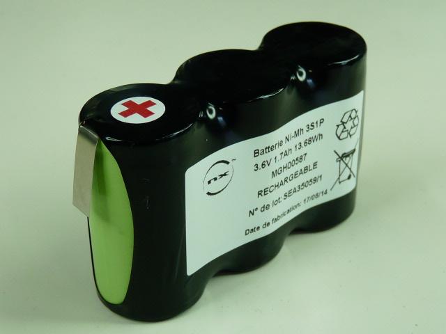 Batterie industrielle Nimh 3x SC 3S1P ST1 3.6V 3.8Ah HBL - Marque NX_0