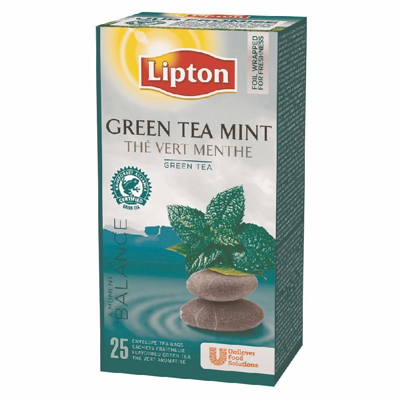 BOÎTE DE THÉ LIPTON MENTHE, 25 SACHETS