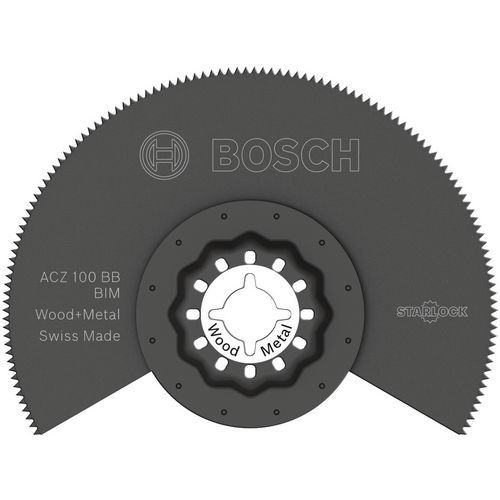 BOSCH 10 LAME BIMÉTAL POUR SCIE SEGMENT STARLOCK ACZ 100 BB WOOD AND METAL