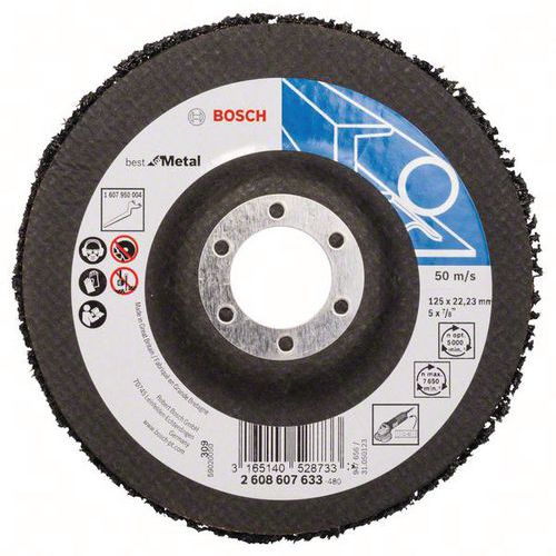 BOSCH 5 DISQUES DE NETTOYAGE, N377, BEST FOR METAL, 50 M/S