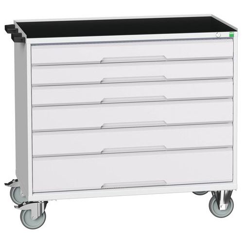 BOTT 1 SERVANTE VERSO DESSUS 3 REBORDS À TIROIRS 1050X550X965MM - BOTT