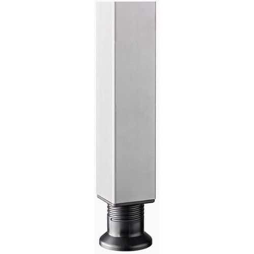 BUREAU À 4 PIEDS CARRÉS-120X80CM-HÊTRE-GRAPHITE - HAMMERBACHER