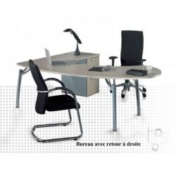 Bureau avec convivialité et caisson rock 3 – mobel linea_0