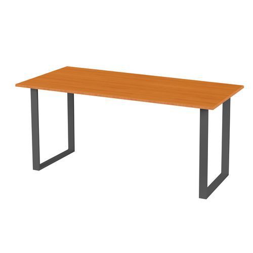 BUREAU SQUARE 120 X 80 X 75 CM DESIGN DROIT CERISIER