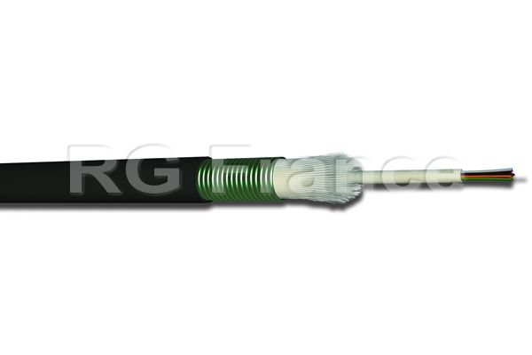 Cable fibre optique monomode os2 arme acier gaine lsoh c1_0