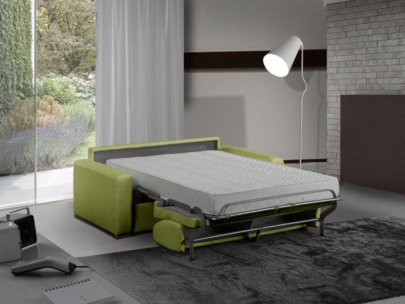 CANAPÉ LIT 3 PLACES MASTER CONVERTIBLE EXPRESS 140 CM TWEED CROSS VERT MATELAS 18 CM INCLUS_0