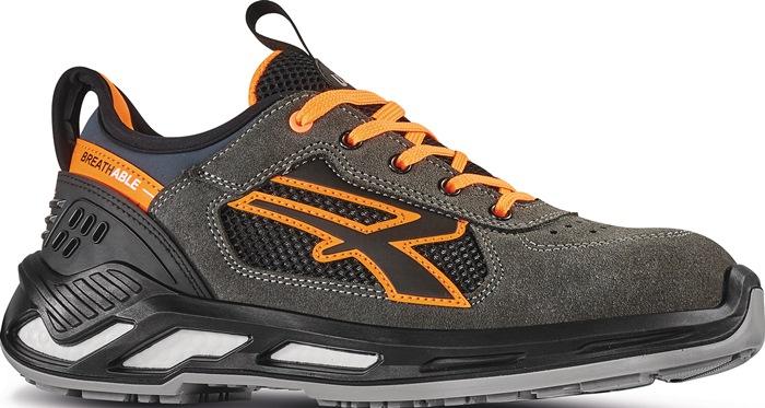 Chaussure de sécurité Ryder grise/orange S1P SRC ESD EN ISO 20345 - Pointure 42 - Cuir velours U.POWER_0