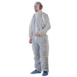 Combinaison à capuche à usage unique PLP Blanc (Taille XL à XXL) x 50 - Daily K - XL 3700008311289_0