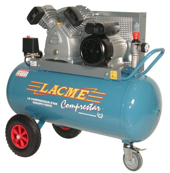 Compresseur 100 litres lacmé : comprestar 23v100m - 302037_0