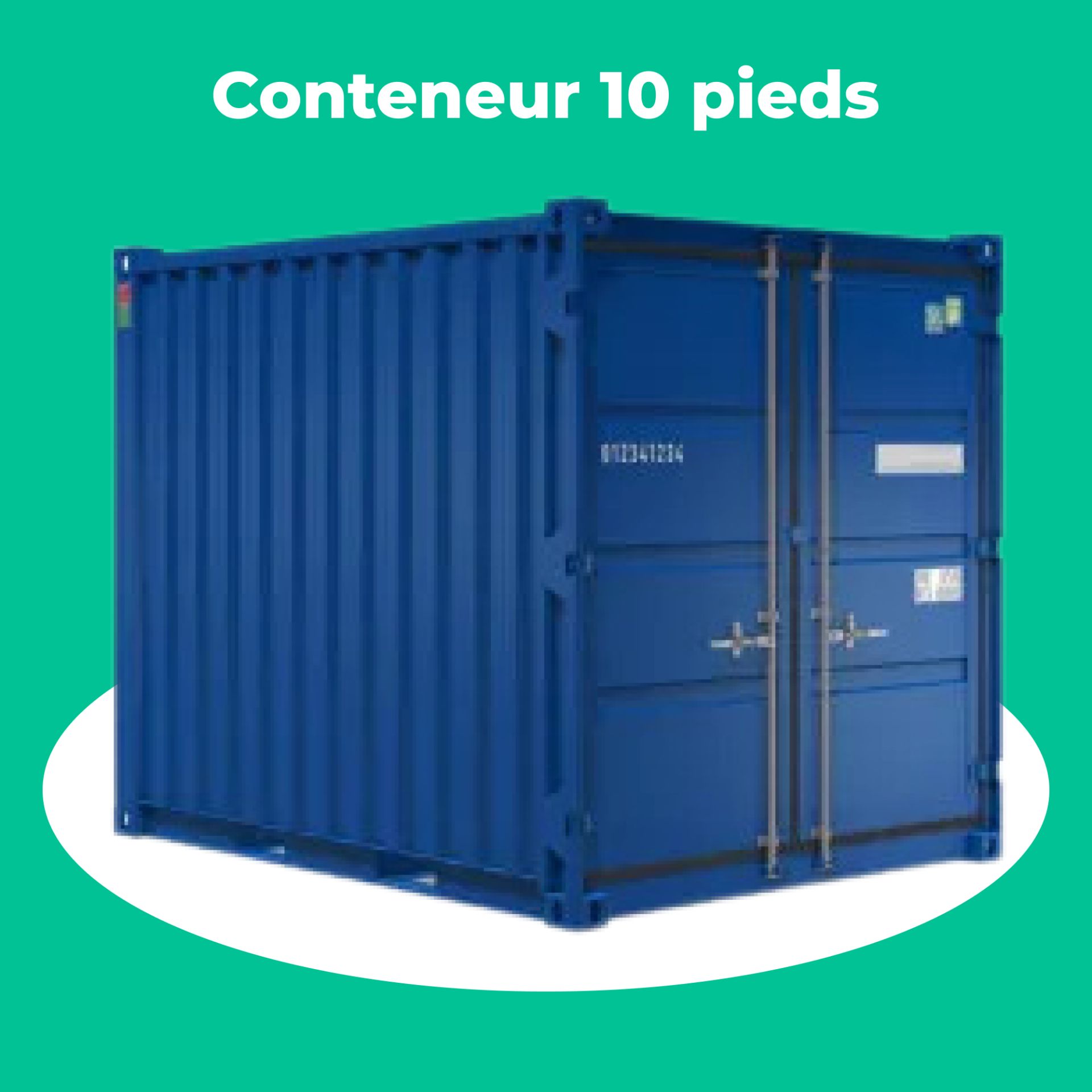 Conteneur  de stockage 10 pieds Neuf, le conteneur de stockage par excellence_1