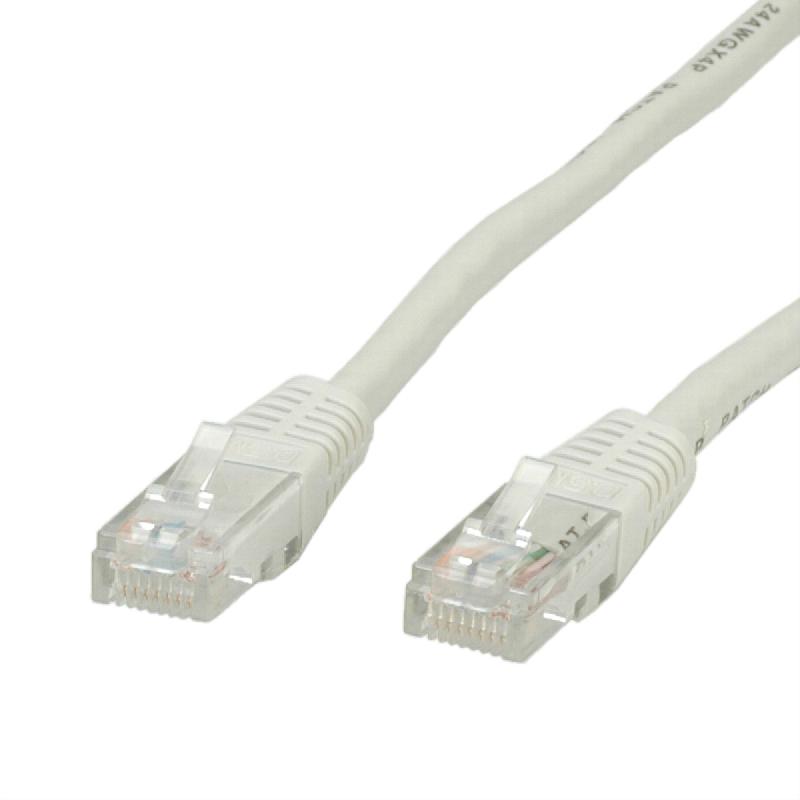 Cordon VALUE Cat.5e (Classe D) UTP confectionné, gris, 20 m_0