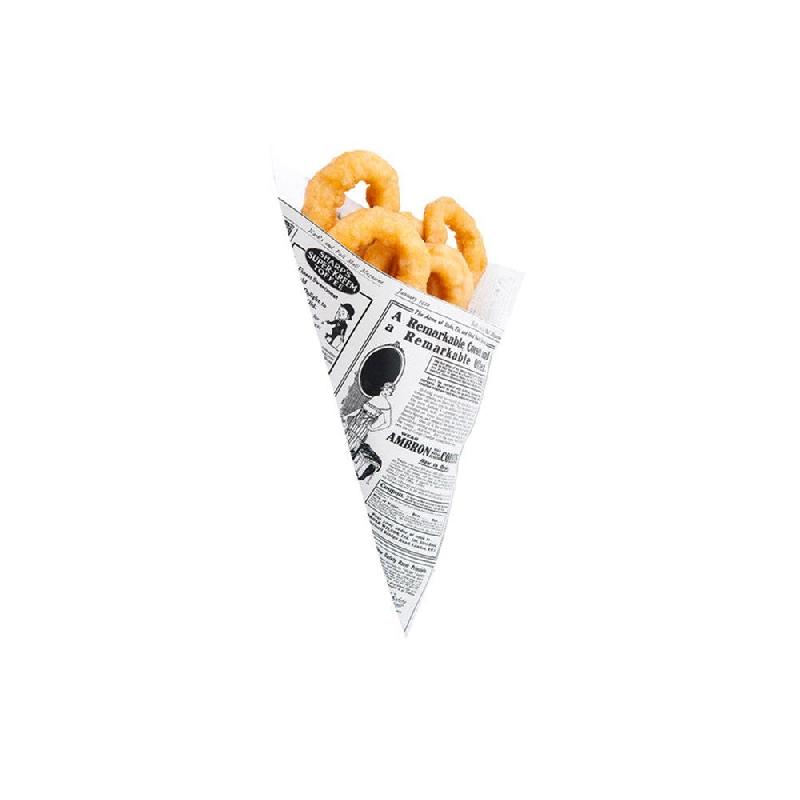 Cornet en papier ingraissable Times 40g 16x11,5cm - par 2000_0