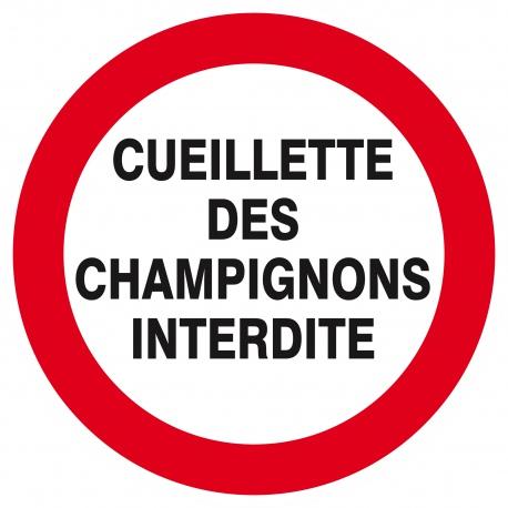 Cueillette des champignons interdite d.180mm TALIAPLAST | 627242_0