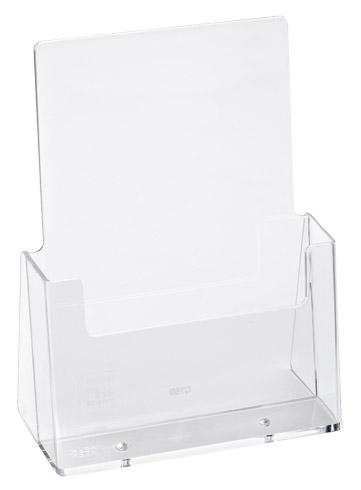 LOT DE 2 - PRÉSENTOIR DE TABLE 1 CASE A5 TRANSPARENT